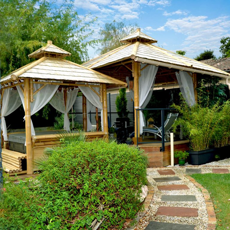 Pergola Spa Sayang Bamboo, spécialiste du gazebo traditionnel