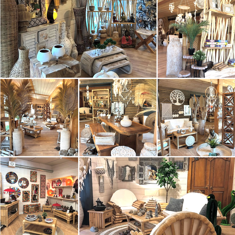 Magasin de décoration et mobilier de Bali Magasin de décoration et meubles de Bali en bambou et matériaux naturels
